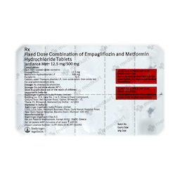 JARDIANCE MET 12.5/500MG TABLET 10'S