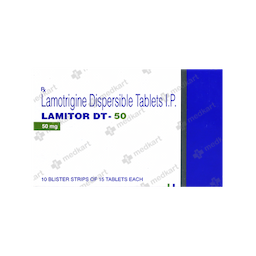 LAMITOR 50 DT TABLET 15'S