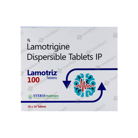 LAMOTRIZ 100MG TABLET 10'S