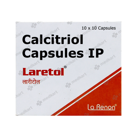 LARETOL 0.25MCG CAPSULE 10'S