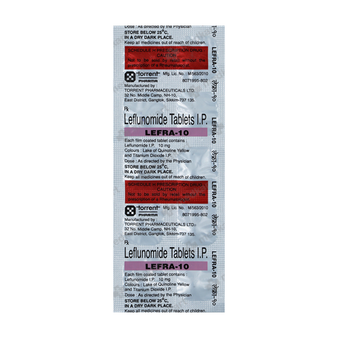 LEFRA 10MG TABLET 10'S