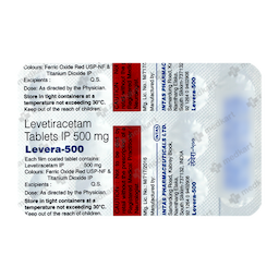 LEVERA 500MG TABLET 15'S