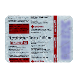 LEVISTATUS 500MG TABLET 10'S