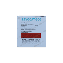 LEVOCAT 500MG TABLET 10'S