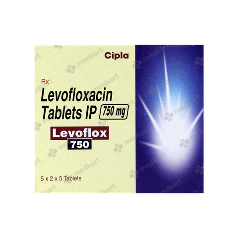 LEVOFLOX 750MG TABLET 5'S