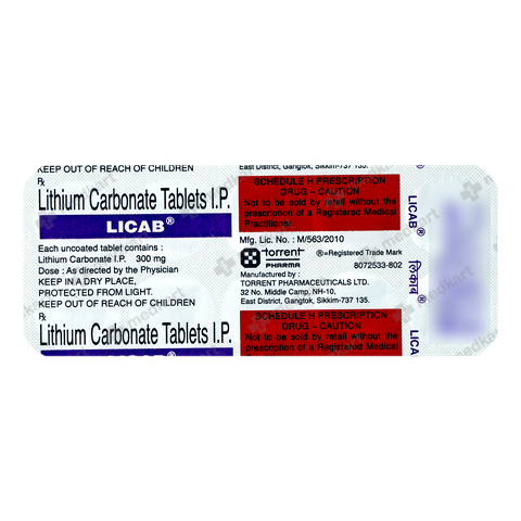 LICAB 300MG TABLET 10'S