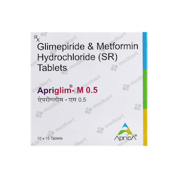 APRIGLIM M 0.5MG TABLET 15'S