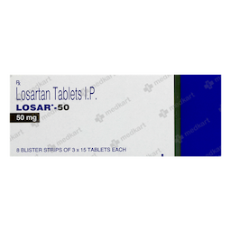 LOSAR 50MG TABLET 15'S