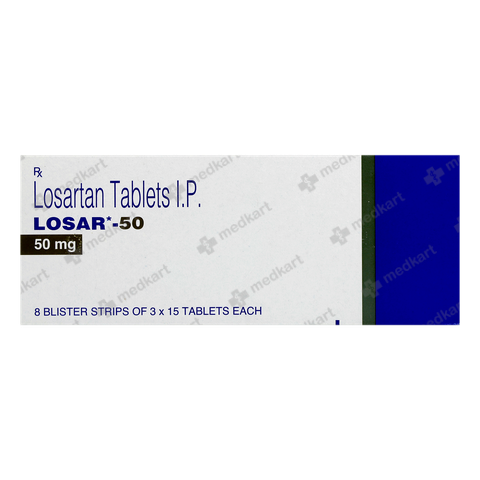 LOSAR 50MG TABLET 15'S