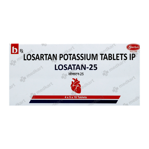 LOSATAN 25MG TABLET 10'S