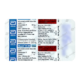 MAZETOL SR 200MG TABLET 15'S