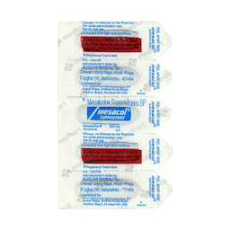 MESACOL SUPPOSITORY 1X5