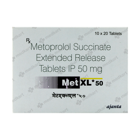 MET XL 50MG TABLET 15'S