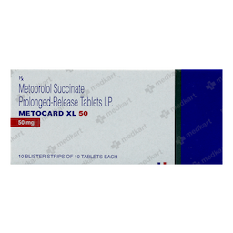 METOCARD XL 50MG TABLET 10'S