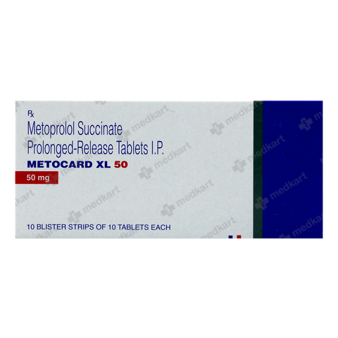 METOCARD XL 50MG TABLET 10'S