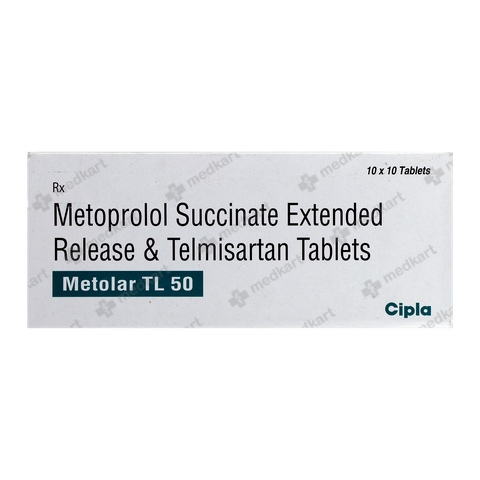 METOLAR TL 50MG TABLET 10'S