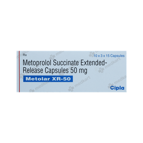 METOLAR XR 50MG TABLET 15'S