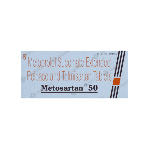 METOSARTAN 50MG TABLET 10'S