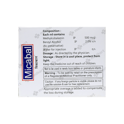 MICABAL 500MCG INJECTION 1 ML