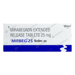 MIRBEG 25MG TABLET 10'S