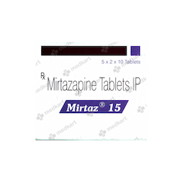 MIRTAZ 15MG TABLET 10'S