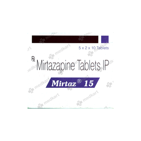 MIRTAZ 15MG TABLET 10'S