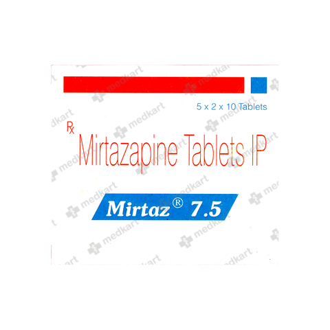 MIRTAZ 7.5MG TABLET 10'S