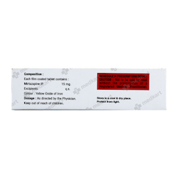 MIRZAT 15MG TABLET 10'S