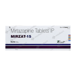 MIRZAT 15MG TABLET 10'S