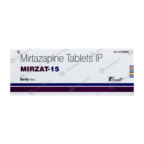 MIRZAT 15MG TABLET 10'S