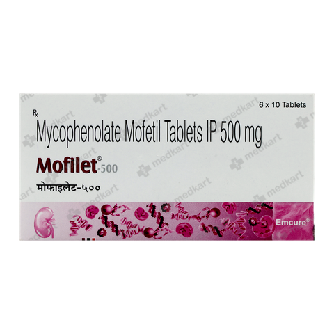 MOFILET 500MG TABLET 10'S