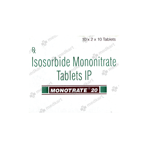 MONOTRATE 20MG TABLET 10'S