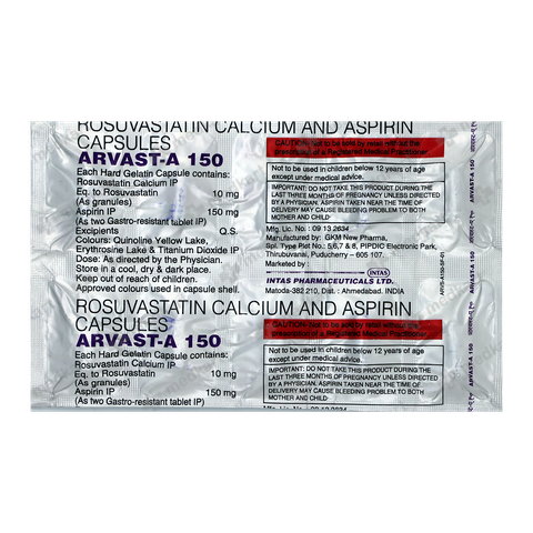 ARVAST A 150MG TABLET 10'S