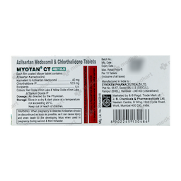 MYOTAN CT 40/12.5MG TABLET 10'S