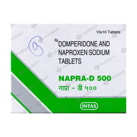 NAPRA D 500MG TABLET 10'S