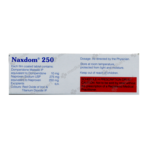 NAXDOM 250MG TABLET 15'S