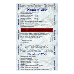 NAXDOM 250MG TABLET 15'S