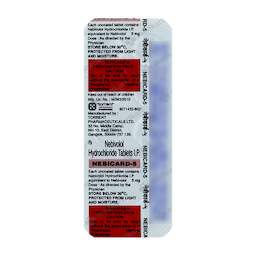 NEBICARD 5MG TABLET 10'S