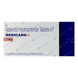 NEBICARD 5MG TABLET 10'S