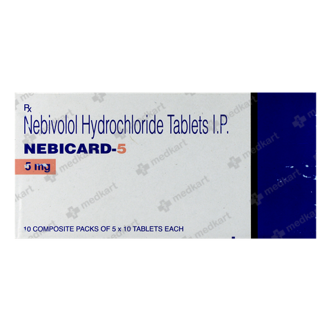 NEBICARD 5MG TABLET 10'S