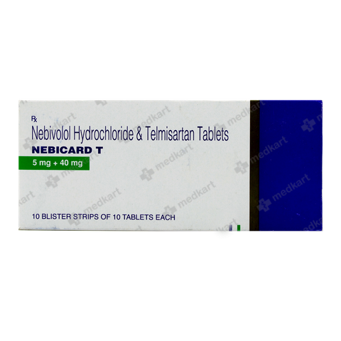 NEBICARD T 5/40MG TABLET 10'S