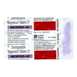 NEXPRO 40MG TABLET 15'S