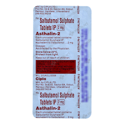 ASTHALIN 2MG TABLET 30'S