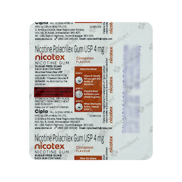 NICOTEX 4MG CINNAMON TABLET 9'S