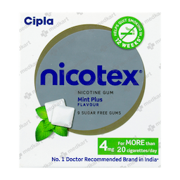 NICOTEX 4MG MINT TABLET 12'S