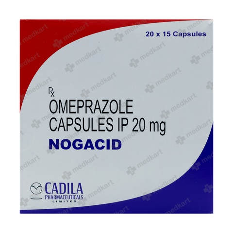 NOGACID 20MG CAPSULE 15'S