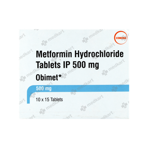 OBIMET 500MG TABLET 15'S