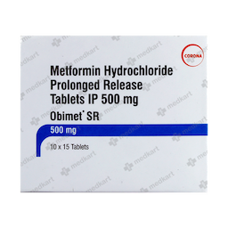 OBIMET SR 500MG TABLET 15'S