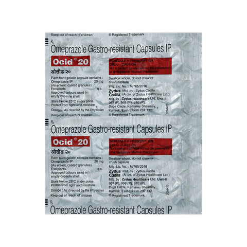 OCID 20MG CAPSULE 20'S