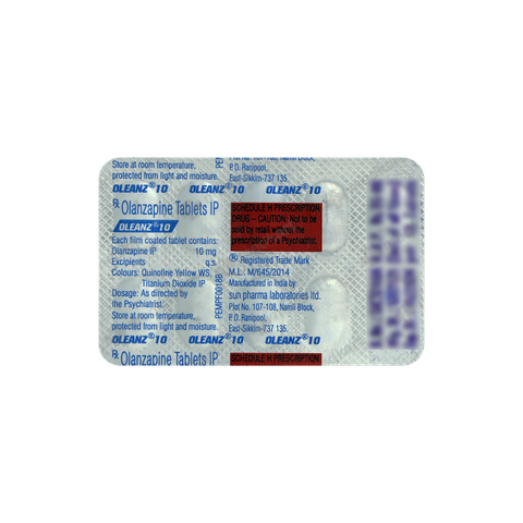 OLEANZ 10MG TABLET 10'S